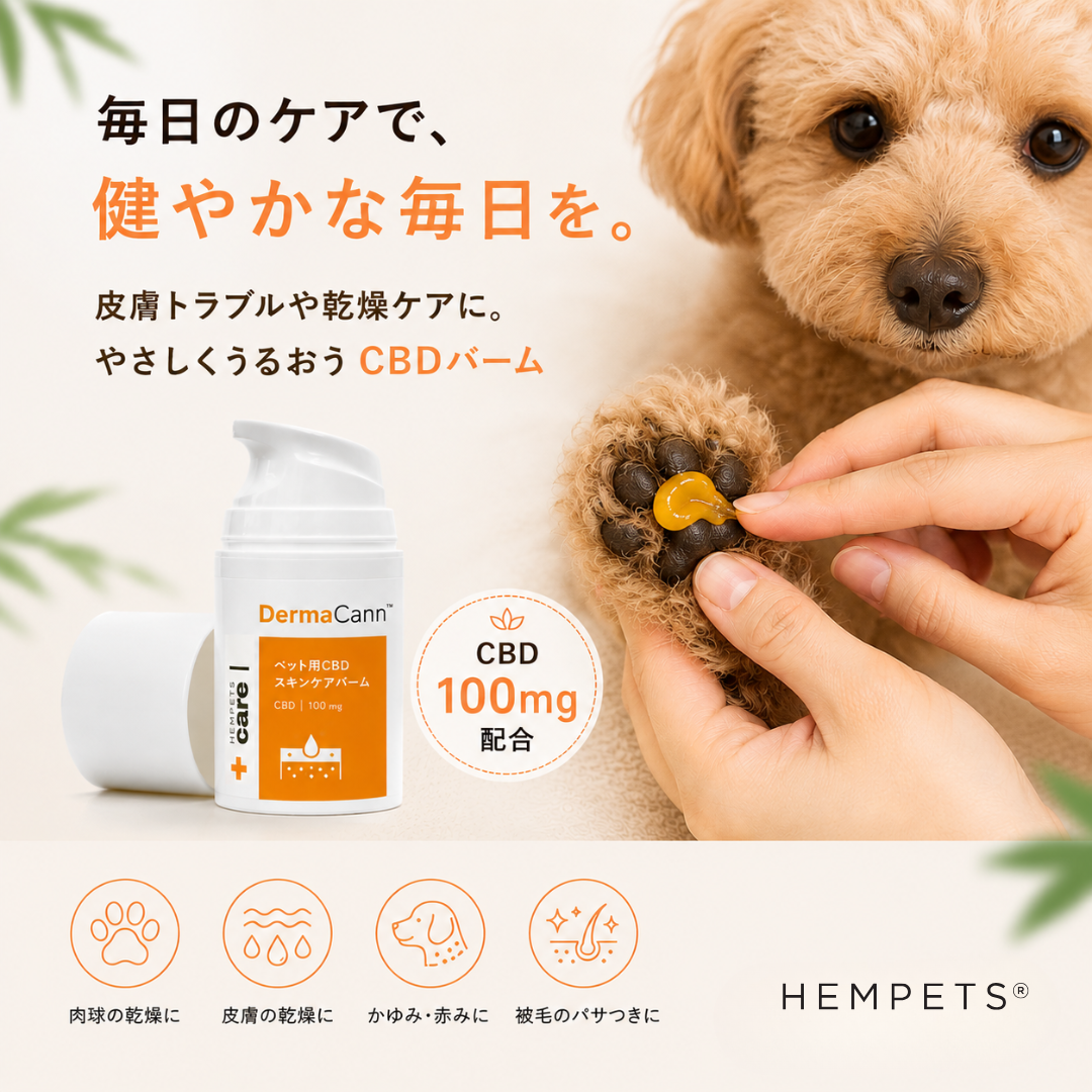 DermaCann™｜犬・猫用CBDスキンケアバーム